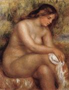 Pierre Renoir Bather Drying her Leg oil painting on canvas